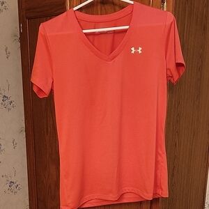 Under Armour Pink Fitted Short Sleeve Tee